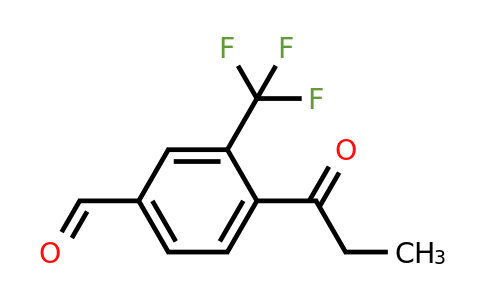 1804251-09-9 | 4-Propionyl-3-(trifluoromethyl)benzaldehyde