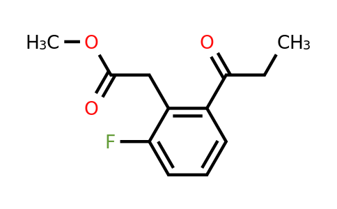 1804251-38-4 | Methyl 2-fluoro-6-propionylphenylacetate