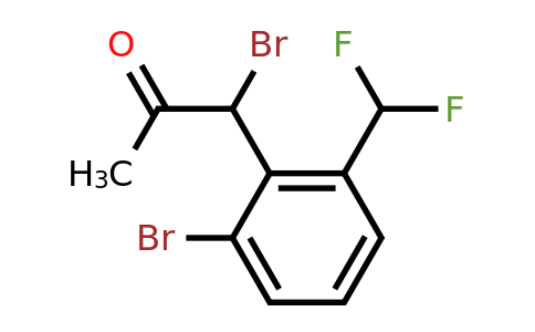 1804251-52-2 | 1-Bromo-1-(2-bromo-6-(difluoromethyl)phenyl)propan-2-one