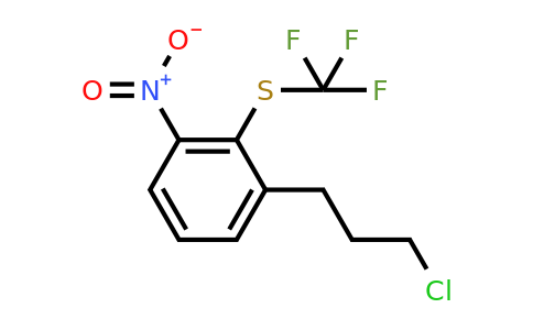 1804251-63-5 | 1-(3-Chloropropyl)-3-nitro-2-(trifluoromethylthio)benzene