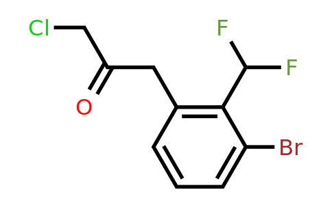 1804251-70-4 | 1-(3-Bromo-2-(difluoromethyl)phenyl)-3-chloropropan-2-one