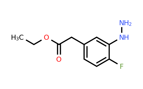 1804251-85-1 | Ethyl 4-fluoro-3-hydrazinylphenylacetate