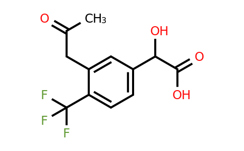 1804251-94-2 | 3-(2-Oxopropyl)-4-(trifluoromethyl)mandelic acid