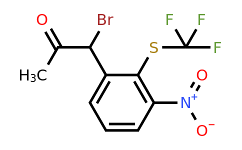 1804252-11-6 | 1-Bromo-1-(3-nitro-2-(trifluoromethylthio)phenyl)propan-2-one
