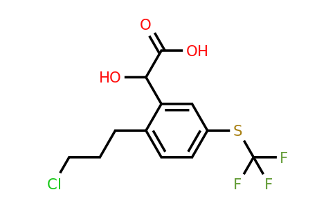 1804252-37-6 | 2-(3-Chloropropyl)-5-(trifluoromethylthio)mandelic acid