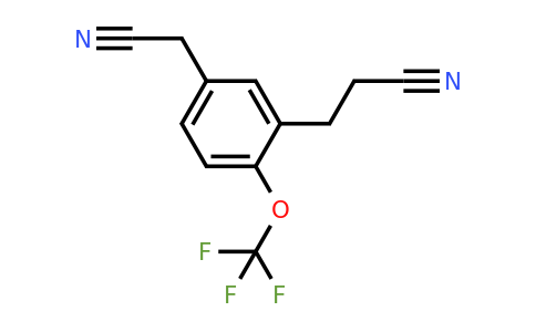 1804252-68-3 | 3-(2-Cyanoethyl)-4-(trifluoromethoxy)phenylacetonitrile