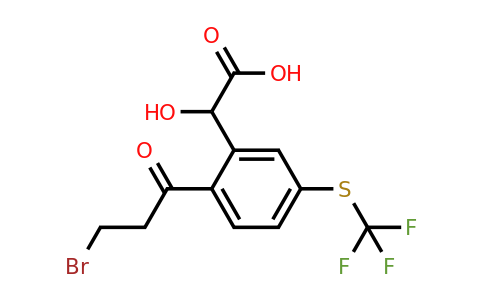 1804252-77-4 | 2-(3-Bromopropanoyl)-5-(trifluoromethylthio)mandelic acid