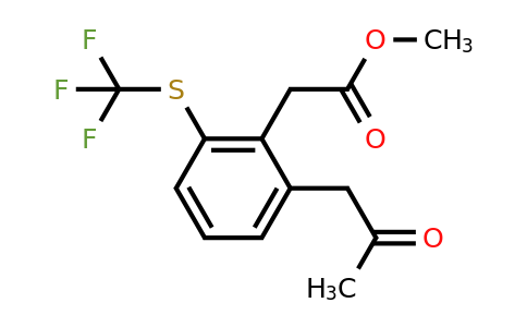 1804253-59-5 | Methyl 2-(2-oxopropyl)-6-(trifluoromethylthio)phenylacetate