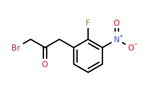 1804253-70-0 | 1-Bromo-3-(2-fluoro-3-nitrophenyl)propan-2-one
