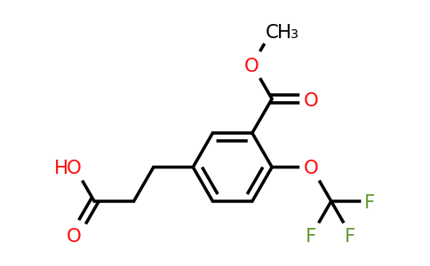 1804253-91-5 | Methyl 5-(2-carboxyethyl)-2-(trifluoromethoxy)benzoate