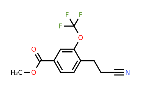 1804254-12-3 | Methyl 4-(2-cyanoethyl)-3-(trifluoromethoxy)benzoate