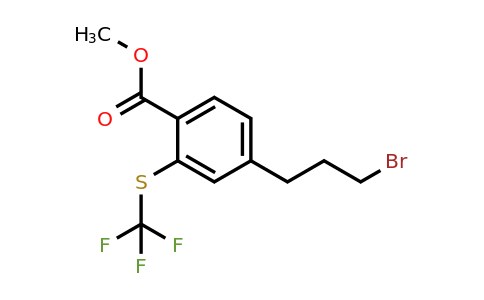 1804254-20-3 | Methyl 4-(3-bromopropyl)-2-(trifluoromethylthio)benzoate