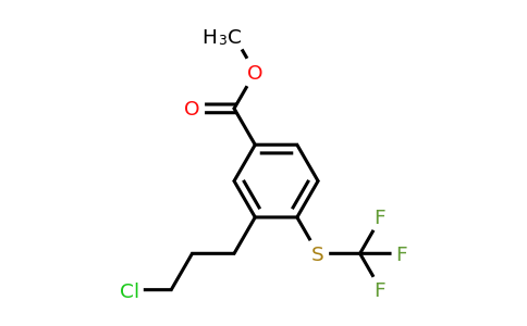 1804254-28-1 | Methyl 3-(3-chloropropyl)-4-(trifluoromethylthio)benzoate