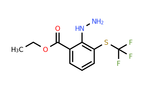 1804254-63-4 | Ethyl 2-hydrazinyl-3-(trifluoromethylthio)benzoate