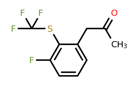 1804255-18-2 | 1-(3-Fluoro-2-(trifluoromethylthio)phenyl)propan-2-one
