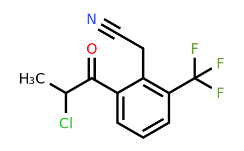 1804255-35-3 | 2-(2-Chloropropanoyl)-6-(trifluoromethyl)phenylacetonitrile