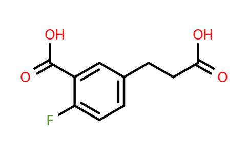 1804255-38-6 | 5-(2-Carboxyethyl)-2-fluorobenzoic acid