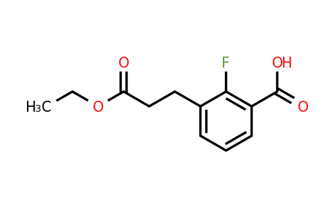 1804255-43-3 | Ethyl 3-carboxy-2-fluorophenylpropanoate