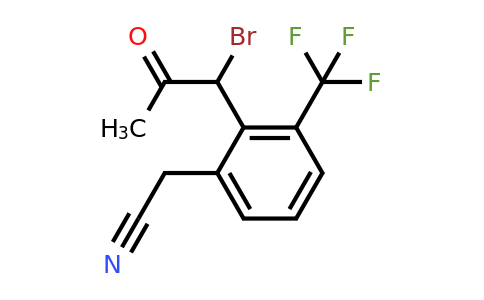 1804255-45-5 | 2-(1-Bromo-2-oxopropyl)-3-(trifluoromethyl)phenylacetonitrile