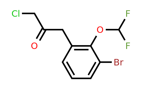 1804255-48-8 | 1-(3-Bromo-2-(difluoromethoxy)phenyl)-3-chloropropan-2-one