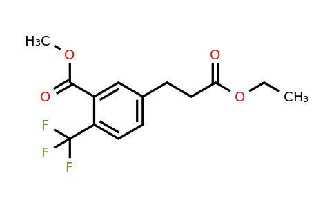 1804255-57-9 | Methyl 5-(3-ethoxy-3-oxopropyl)-2-(trifluoromethyl)benzoate
