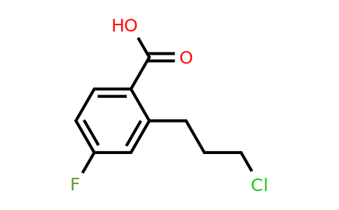 1804255-58-0 | 2-(3-Chloropropyl)-4-fluorobenzoic acid