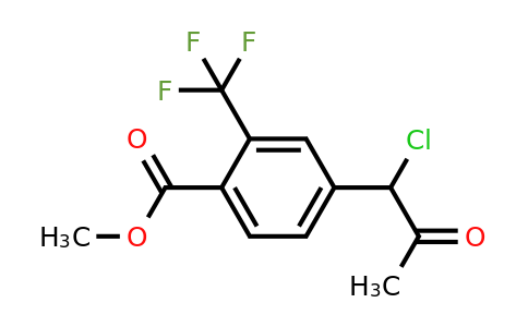 1804255-72-8 | Methyl 4-(1-chloro-2-oxopropyl)-2-(trifluoromethyl)benzoate