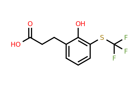 1804256-06-1 | 3-(2-Hydroxy-3-(trifluoromethylthio)phenyl)propanoic acid