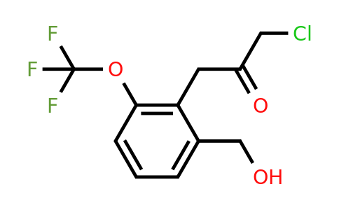 1804256-38-9 | 2-(3-Chloro-2-oxopropyl)-3-(trifluoromethoxy)benzylalcohol