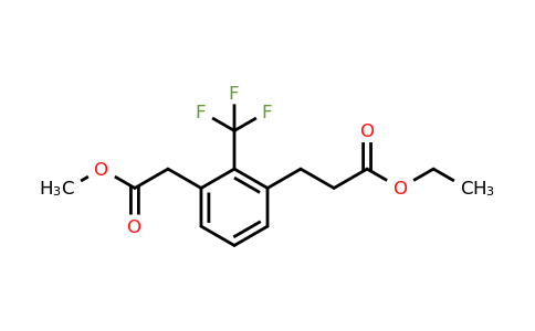 1804256-80-1 | Methyl 3-(3-ethoxy-3-oxopropyl)-2-(trifluoromethyl)phenylacetate