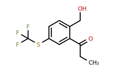 1804256-87-8 | 2-Propionyl-4-(trifluoromethylthio)benzylalcohol