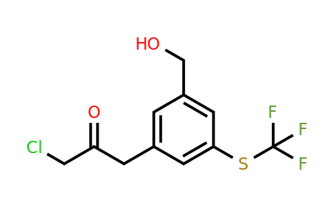 1804257-30-4 | 3-(3-Chloro-2-oxopropyl)-5-(trifluoromethylthio)benzylalcohol