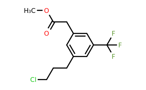 1804257-39-3 | Methyl 3-(3-chloropropyl)-5-(trifluoromethyl)phenylacetate