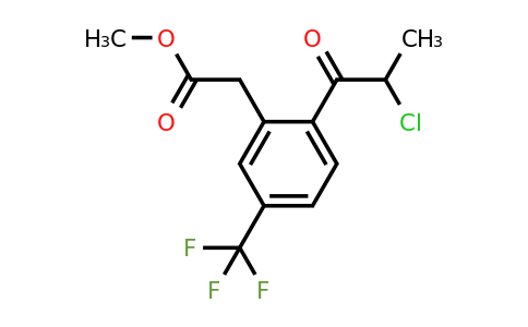 1804257-68-8 | Methyl 2-(2-chloropropanoyl)-5-(trifluoromethyl)phenylacetate