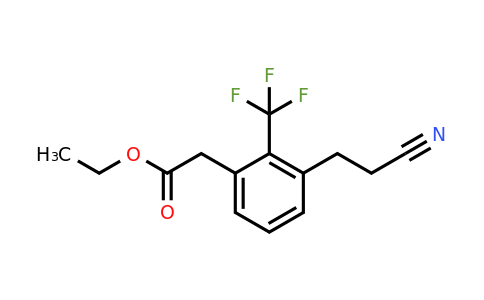 1804257-97-3 | Ethyl 3-(2-cyanoethyl)-2-(trifluoromethyl)phenylacetate