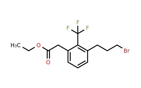 1804258-08-9 | Ethyl 3-(3-bromopropyl)-2-(trifluoromethyl)phenylacetate