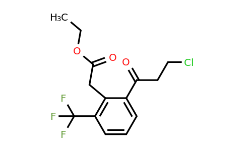 1804258-45-4 | Ethyl 2-(3-chloropropanoyl)-6-(trifluoromethyl)phenylacetate