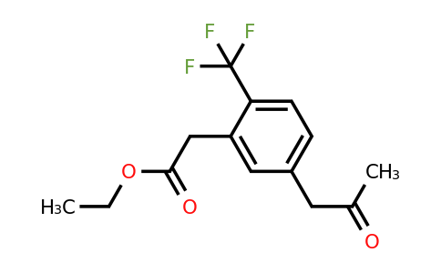 1804258-51-2 | Ethyl 5-(2-oxopropyl)-2-(trifluoromethyl)phenylacetate