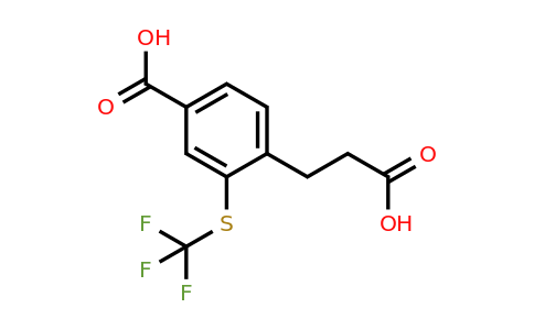 1804258-91-0 | 4-(2-Carboxyethyl)-3-(trifluoromethylthio)benzoic acid