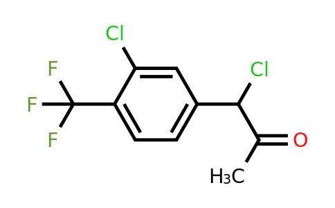 1804260-03-4 | 1-Chloro-1-(3-chloro-4-(trifluoromethyl)phenyl)propan-2-one
