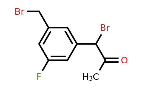 1804261-02-6 | 1-Bromo-1-(3-(bromomethyl)-5-fluorophenyl)propan-2-one