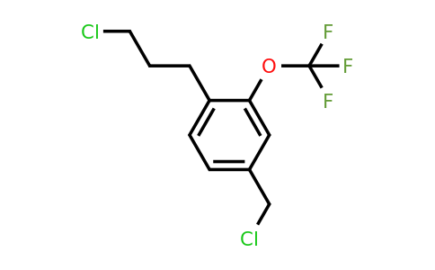 4-(3-Chloropropyl)-3-(trifluoromethoxy)benzyl chloride