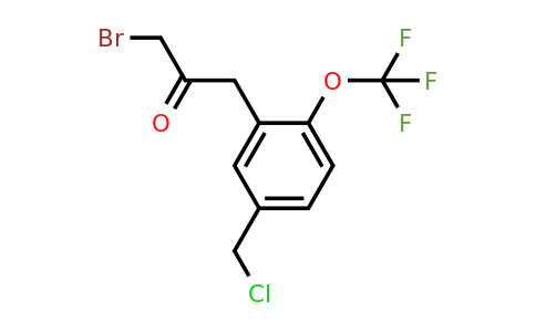 1804261-64-0 | 1-Bromo-3-(5-(chloromethyl)-2-(trifluoromethoxy)phenyl)propan-2-one