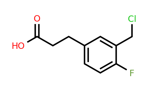 1804261-79-7 | 3-(Chloromethyl)-4-fluorophenylpropanoic acid