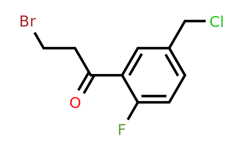 1804262-12-1 | 3-Bromo-1-(5-(chloromethyl)-2-fluorophenyl)propan-1-one