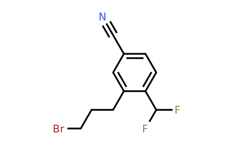 1804263-01-1 | 3-(3-Bromopropyl)-4-(difluoromethyl)benzonitrile