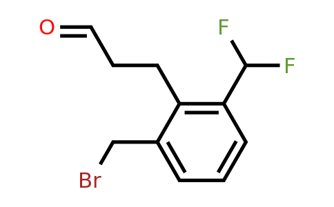 1804264-45-6 | 3-(2-(Bromomethyl)-6-(difluoromethyl)phenyl)propanal