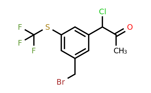 1804266-05-4 | 1-(3-(Bromomethyl)-5-(trifluoromethylthio)phenyl)-1-chloropropan-2-one