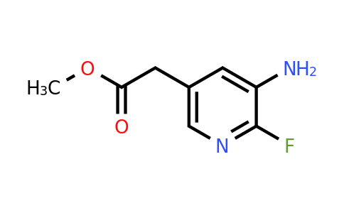 Methyl 3-amino-2-fluoropyridine-5-acetate