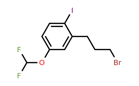 1804268-81-2 | 1-(3-Bromopropyl)-5-(difluoromethoxy)-2-iodobenzene